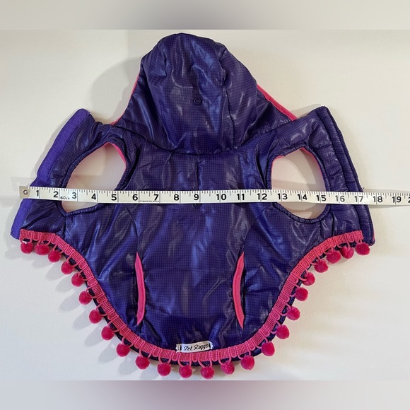 Designer Fleece Lined Nylon Jacket with Hood. - Picture 7 of 11